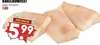 MCD Supermarkt KABELJAUWFILET aanbieding