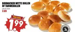 MCD Supermarkt BOONACKER WITTE BOLLEN OF TARWEBOLLEN aanbieding