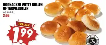 MCD Supermarkt BOONACKER WITTE BOLLEN OF TARWEBOLLEN aanbieding
