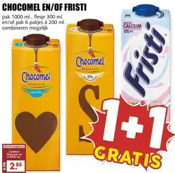 MCD Supermarkt CHOCOMEL EN/OF FRISTI aanbieding