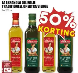 MCD Supermarkt LA ESPANOLA OLIJFOLIE TRADITIONEEL OF EXTRA VIERGE aanbieding