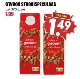 MCD Supermarkt G'WOON STROOISPECULAAS aanbieding