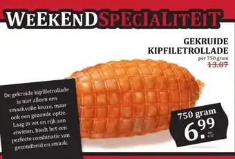 MCD Supermarkt GEKRUIDE KIPFILETROLLADE aanbieding