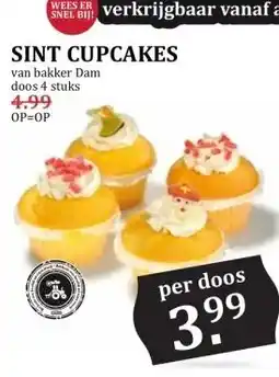 MCD Supermarkt SINT CUPCAKES aanbieding