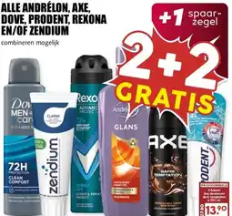 MCD Supermarkt ALLE ANDRÉLON, AXE, DOVE, PRODENT, REXONA EN/OF ZENDIUM aanbieding