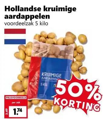 Coop Hollandse kruimige aardappelen aanbieding