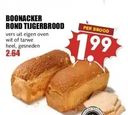 MCD Supermarkt BOONACKER ROND TIJGERBROOD aanbieding