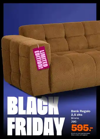 Kwantum Bank Regalo 2,5 zits aanbieding