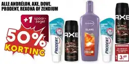 MCD Supermarkt ALLE ANDRÉLON, AXE, DOVE, PRODENT, REXONA OF ZENDIUM aanbieding
