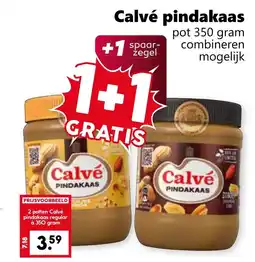 Coop Calvé pindakaas aanbieding