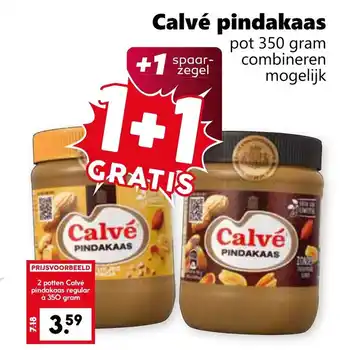 Coop Calvé pindakaas aanbieding