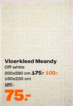 Kwantum Vloerkleed Meandy aanbieding