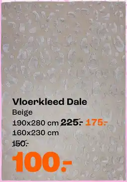 Kwantum Vloerkleed Dale aanbieding