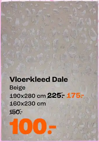 Kwantum Vloerkleed Dale aanbieding