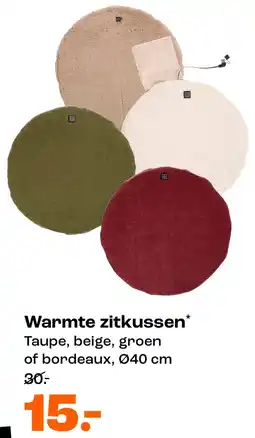 Kwantum Warmte zitkussen aanbieding