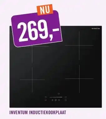 Keukendepot INVENTUM INDUCTIEKOOKPLAAT aanbieding
