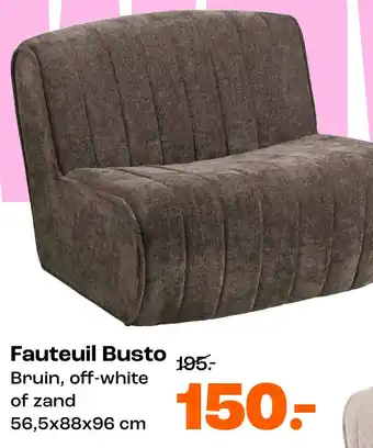 Kwantum Fauteuil Busto aanbieding