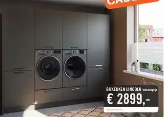 Keukendepot BIJKEUKEN LINCOLN Vulkaangrijs aanbieding