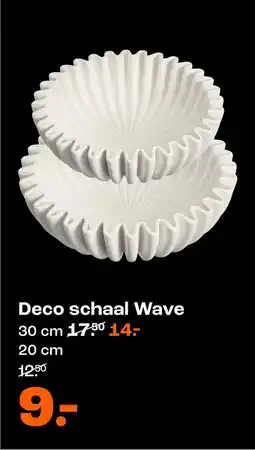 Kwantum Deco schaal Wave aanbieding