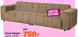 Kwantum Bank Regalo Taupe, 3,5 zits aanbieding