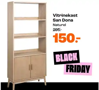 Kwantum Vitrinekast San Dona aanbieding
