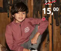 Jola Mode Sweater mauve aanbieding