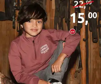 Jola Mode Sweater mauve aanbieding