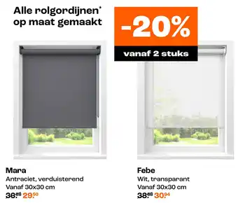 Kwantum Alle rolgordijnen op maat gemaakt aanbieding