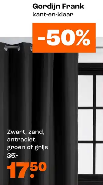 Kwantum Gordijn Frank aanbieding