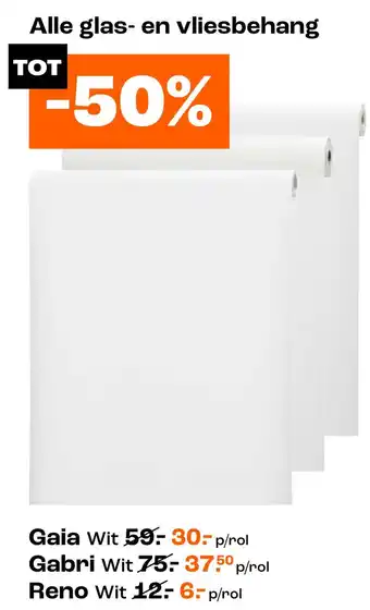 Kwantum Alle glas- en vliesbehang aanbieding