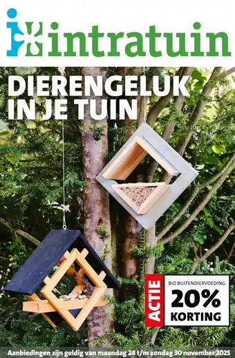 Intratuin BIO BUITENDIERVOEDING aanbieding