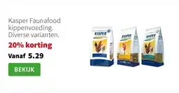 Intratuin Kasper Faunafood kippenvoeding. Diverse varianten. aanbieding