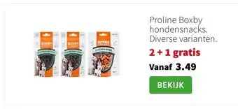 Intratuin Proline Boxby hondensnacks. Diverse varianten. aanbieding