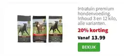 Intratuin Intratuin premium hondenvoeding. aanbieding
