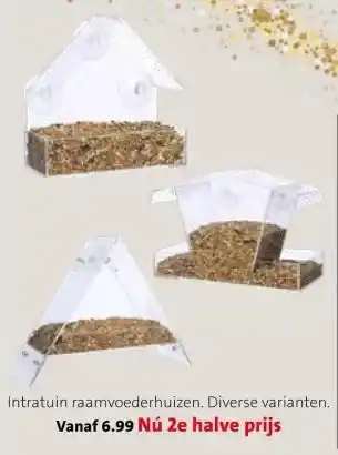 Intratuin Intratuin raamvoederhuizen. aanbieding