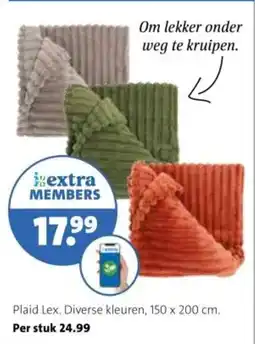 Intratuin Plaid Lex. aanbieding