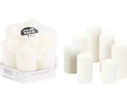 Hornbach Stompkaars wit H 15,5 cm 7 st aanbieding