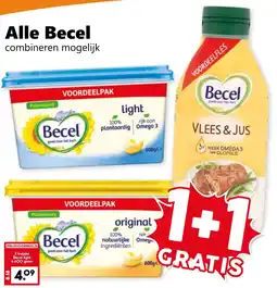 CoopCompact Alle Becel aanbieding