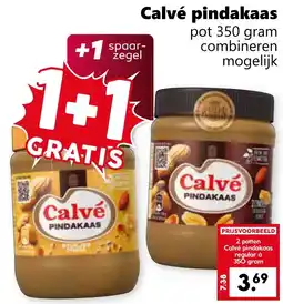 CoopCompact Calvé pindakaas aanbieding