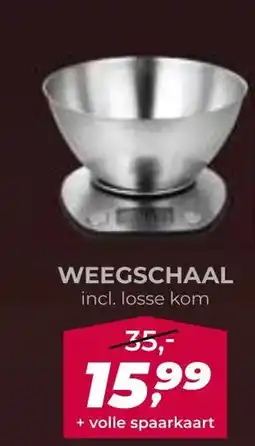 Coop Weegschaal aanbieding