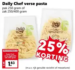 CoopCompact Daily Chef verse pasta aanbieding