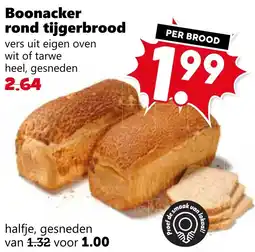 CoopCompact Boonacker rond tijgerbrood aanbieding