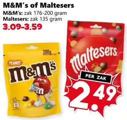 CoopCompact M&M's of Maltesers aanbieding