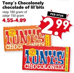 CoopCompact Tony's Chocolonely chocolade of lil’bits aanbieding