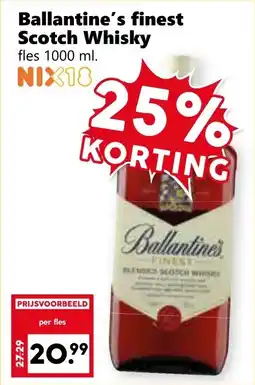 CoopCompact Ballantine's finest Scotch Whisky aanbieding