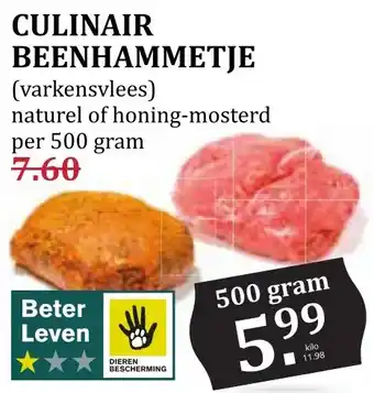 CoopCompact CULINAIR BEENHAMMETJE aanbieding