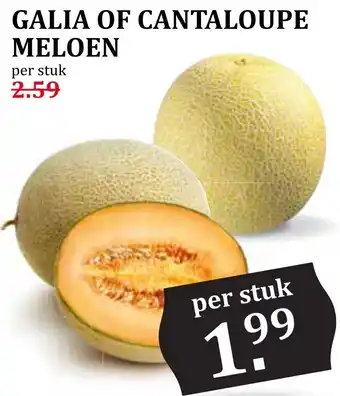 Coop GALIA OF CANTALOUPE MELOEN aanbieding