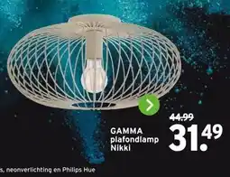 GAMMA GAMMA plafondlamp Nikki aanbieding