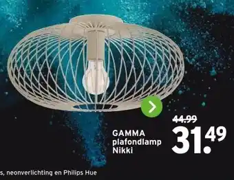 GAMMA GAMMA plafondlamp Nikki aanbieding
