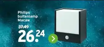 GAMMA Philips buitenlamp Macaw aanbieding